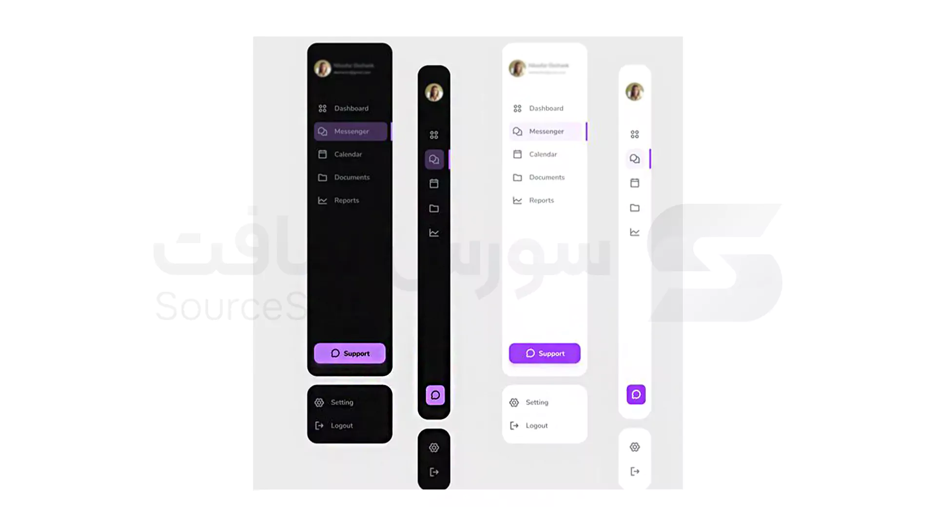 زیباتر شدن منوی ثابت در طراحی وب سایت