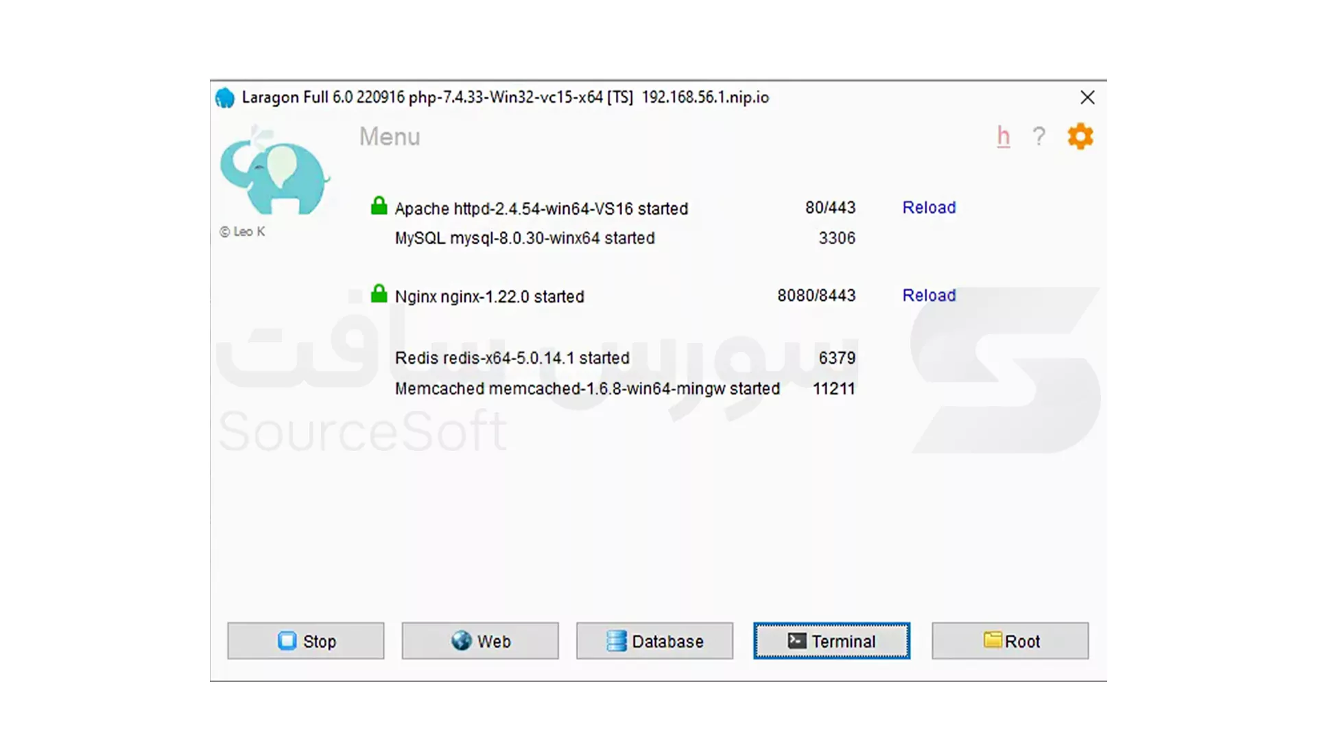 نصب Laragon در ویندوز برای توسعه سریع PHP و Laravel: مرحله 1