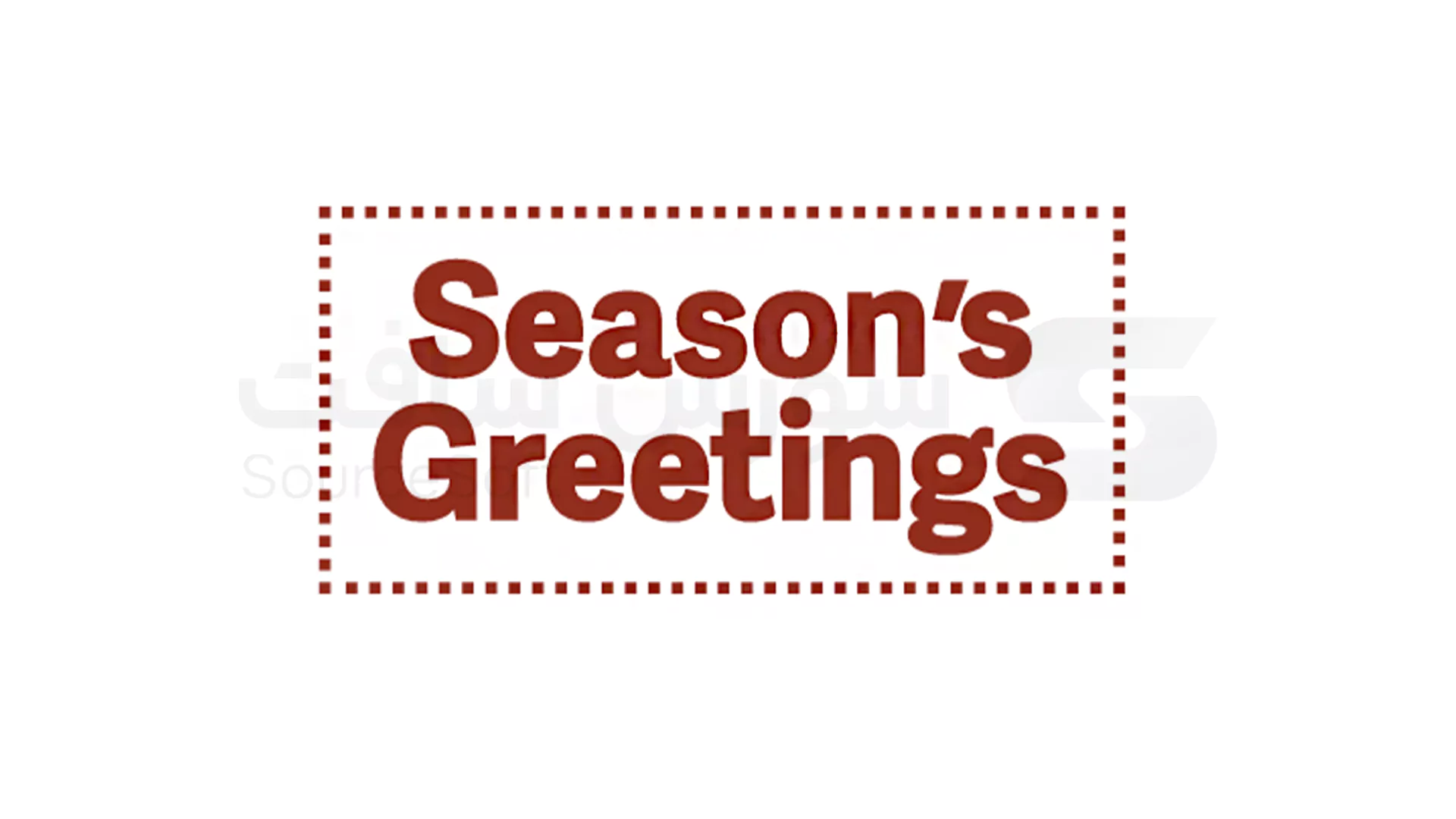 ساخت آیکون های متحرک Festive SVG با CSS: ساخت انیمیشن متن Season’s Greetings