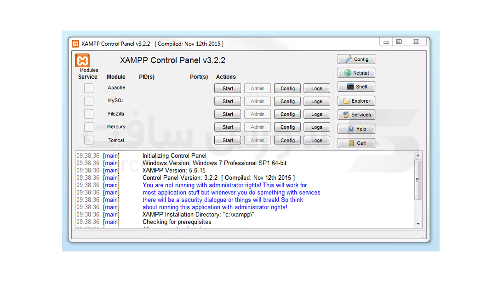 آموزش نصب xampp در ویندوز 10: مراحل تصویری 8