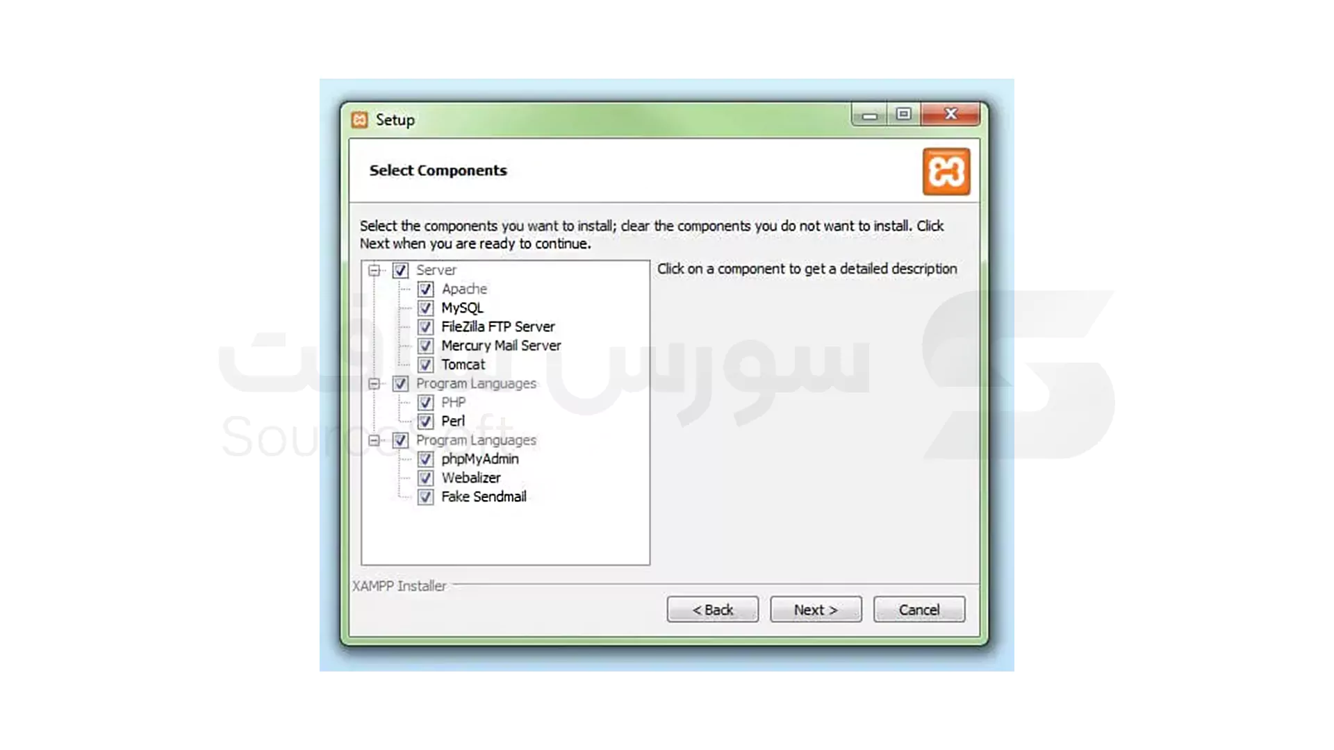 آموزش نصب xampp در ویندوز 10: مراحل تصویری 6