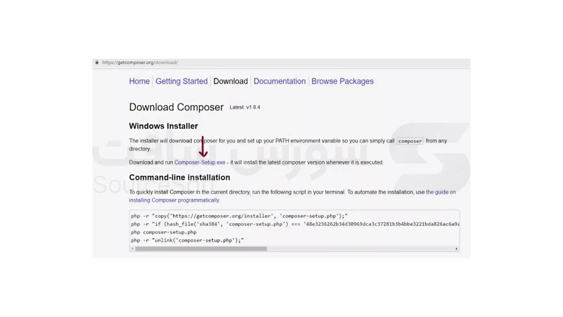 نصب لاراول در لوکال هاست Xampp مرحله 2